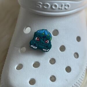 Croc Jibbitz | Bulbasaur Pokemon Croc Charm | Cute Shoe Accessory